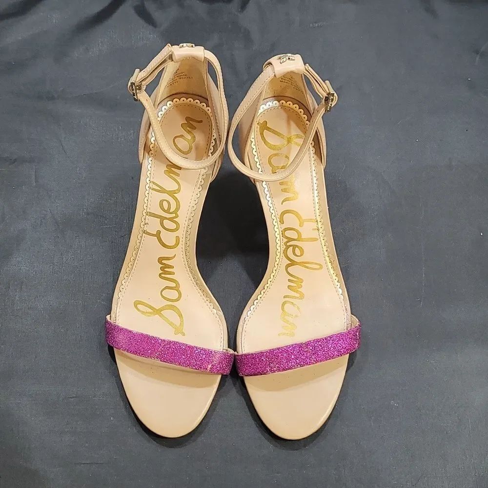 BRAND NEW SAM&EDELMAN HIGH HEEL STILETTOS OPEN TOE SANDAL